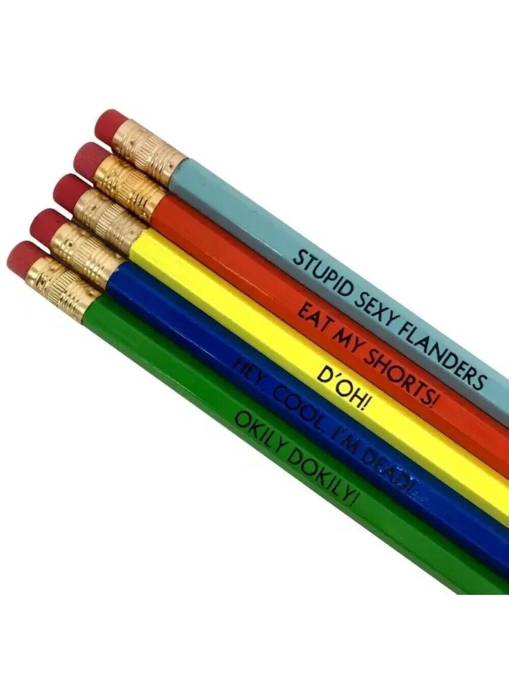 ($6) The Simpsons Pencil Set